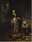 Nicolaes maes, The Idle Servant